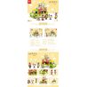 MINGDI LEIBAO 10143 non  TÌM XE BÁN ĐỒ ĂN TRÀ SỮA bộ đồ chơi xếp lắp ráp ghép mô hình FOOD CART 501 khối