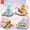 MINGDI LEIBAO K0389 0389 non  TRUYỆN CỔ TÍCH CÔNG CHÚA 4 LOẠI XE BÍ NGÔ LÂU ĐÀI BĂNG TUYẾT CUNG ĐIỆN DƯỚI ĐÁY BIỂN THẢM BAY bộ đồ chơi xếp lắp ráp ghép mô hình PRINCESS'S FAIRY TALE BOOK 1063 khối