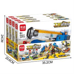 MINGDI LEIBAO D032 non  KỸ THUẬT TÍCH LŨY TỔ 4 HỢP bộ đồ chơi xếp lắp ráp ghép mô hình Military Army Quân Sự Bộ Đội 1175 khối