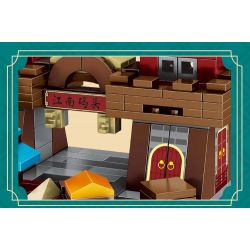 MINGDI LEIBAO K0500 0500 non  4 LOẠI HÌNH KIẾN ​​TRÚC CỔ ĐIỂN PHƯỢNG HOÀNG TRẤN BẾN CẢNG GIANG NAM CHIẾT WUZHEN NHÀ SÁCH bộ đồ chơi xếp lắp ráp ghép mô hình Military Army Quân Sự Bộ Đội 1051 khối