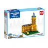 MINGDI LEIBAO K0612 0612 non  4 CÔNG TRÌNH CỔ ĐIỂN CUNG ĐIỆN BUCKINGHAM CẦU THÁP VÒNG ĐU QUAY LONDON EYE BIG BEN bộ đồ chơi xếp lắp ráp ghép mô hình 1109 khối