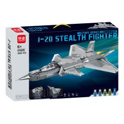 MINGDI LEIBAO K0626 0626 non  MÁY BAY CHIẾN ĐẤU TÀNG HÌNH J-20 bộ đồ chơi xếp lắp ráp ghép mô hình Military Army J-20 STEALTH FIGHTER Quân Sự Bộ Đội 2023 khối
