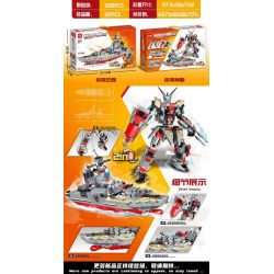 MINGDI LEIBAO K0353 0353 non  KHINH HẠM LOẠI 056 bộ đồ chơi xếp lắp ráp ghép mô hình Military Army TANK MECH Quân Sự Bộ Đội 928 khối