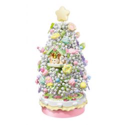 SEMBO 605034 non  HỘP NHẠC CÂY THÔNG NOEL TÌNH YÊU bộ đồ chơi xếp lắp ráp ghép mô hình Creator CHRISTMAS Sáng Tạo 1365 khối