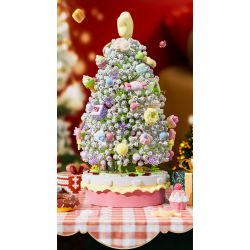 SEMBO 605034 non  HỘP NHẠC CÂY THÔNG NOEL TÌNH YÊU bộ đồ chơi xếp lắp ráp ghép mô hình Creator CHRISTMAS Sáng Tạo 1365 khối