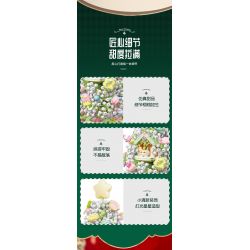 SEMBO 605034 non  HỘP NHẠC CÂY THÔNG NOEL TÌNH YÊU bộ đồ chơi xếp lắp ráp ghép mô hình Creator CHRISTMAS Sáng Tạo 1365 khối