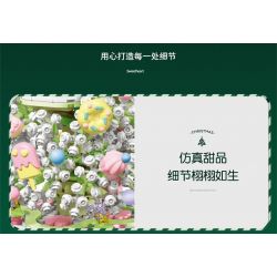 SEMBO 605034 non  HỘP NHẠC CÂY THÔNG NOEL TÌNH YÊU bộ đồ chơi xếp lắp ráp ghép mô hình Creator CHRISTMAS Sáng Tạo 1365 khối