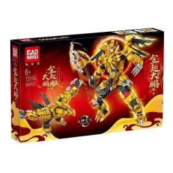 TAGORE T3104 3104 non  VỊ TƯỚNG THẦN THOẠI DAPENG MECHA ARMORED BEAST ĐẠI BÀNG CÁNH VÀNG LỢN CHIẾN bộ đồ chơi xếp lắp ráp ghép mô hình 515 khối