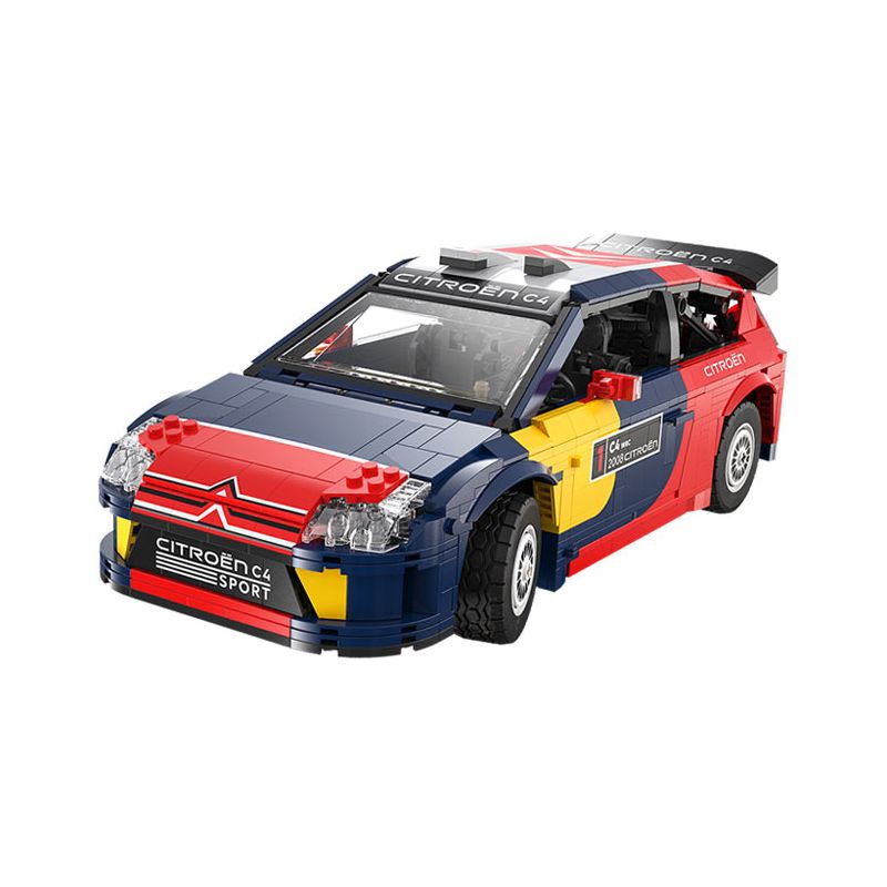 CADA DOUBLEE C62005 62005 non  XE ĐUA CITROEN WRC2008 1:12 tỷ lệ 1:12 bộ đồ chơi xếp lắp ráp ghép mô hình  2008 CITROEN C4 WRC Kỹ Thuật Công Nghệ Cao Mô Hình Phương Tiện 1569 khối