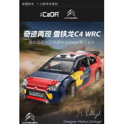 CADA DOUBLEE C62005 62005 non  XE ĐUA CITROEN WRC2008 1:12 tỷ lệ 1:12 bộ đồ chơi xếp lắp ráp ghép mô hình  2008 CITROEN C4 WRC Kỹ Thuật Công Nghệ Cao Mô Hình Phương Tiện 1569 khối