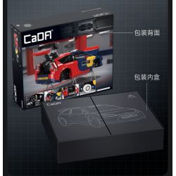 CADA DOUBLEE C62005 62005 non  XE ĐUA CITROEN WRC2008 1:12 tỷ lệ 1:12 bộ đồ chơi xếp lắp ráp ghép mô hình  2008 CITROEN C4 WRC Kỹ Thuật Công Nghệ Cao Mô Hình Phương Tiện 1569 khối