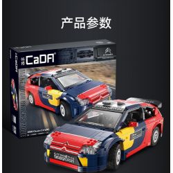 CADA DOUBLEE C62005 62005 non  XE ĐUA CITROEN WRC2008 1:12 tỷ lệ 1:12 bộ đồ chơi xếp lắp ráp ghép mô hình  2008 CITROEN C4 WRC Kỹ Thuật Công Nghệ Cao Mô Hình Phương Tiện 1569 khối
