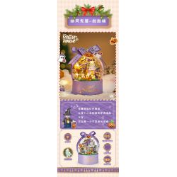 LOZ 1306 non  XÔ ÔM GIÁNG SINH NGÔI NHÀ MA ÁM bộ đồ chơi xếp lắp ráp ghép mô hình Creator Sáng Tạo