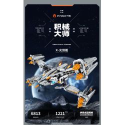 IM.MASTER QIHUI 6813 non  TÀU KIẾM TIA X bộ đồ chơi xếp lắp ráp ghép mô hình  Kỹ Thuật Công Nghệ Cao Mô Hình Phương Tiện 1221 khối