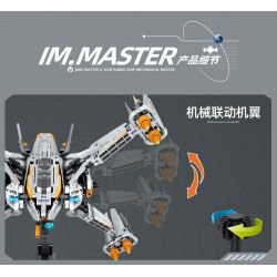 IM.MASTER QIHUI 6813 non  TÀU KIẾM TIA X bộ đồ chơi xếp lắp ráp ghép mô hình  Kỹ Thuật Công Nghệ Cao Mô Hình Phương Tiện 1221 khối