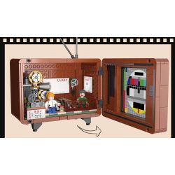 ZHEGAO 662015 non  TRỞ LẠI NĂM 1990 TRUYỀN HÌNH bộ đồ chơi xếp lắp ráp ghép mô hình BACK TO THE 1990'S 549 khối