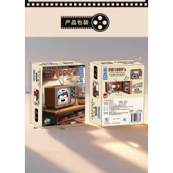 ZHEGAO 662015 non  TRỞ LẠI NĂM 1990 TRUYỀN HÌNH bộ đồ chơi xếp lắp ráp ghép mô hình BACK TO THE 1990'S 549 khối