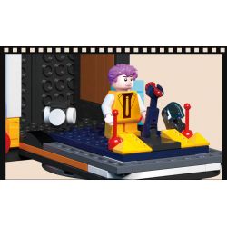 ZHEGAO 662018 non  TRỞ LẠI NĂM 1990 MÁY CASSETTE bộ đồ chơi xếp lắp ráp ghép mô hình BACK TO THE 1990'S 554 khối