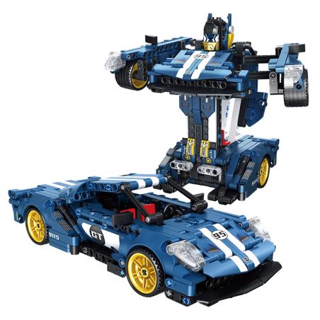 FORANGE FC9115 9115 non  XE BIẾN ÁP TRỰC TIẾP KÉO LÙI MÀU XANH ĐẬM bộ đồ chơi xếp lắp ráp ghép mô hình  ENGINE MORPH Kỹ Thuật Công Nghệ Cao Mô Hình Phương Tiện 609 khối