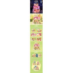 ZHEGAO 612016 non  NGÔI NHÀ ẤM CÚNG bộ đồ chơi xếp lắp ráp ghép mô hình Girl WARM HOME Con Gái 1375 khối