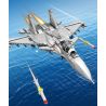 SEMBO 202190 non  MỘT QUỐC GIA HÙNG MẠNH MÁY BAY CHIẾN ĐẤU TRÊN TÀU SÂN J-15 bộ đồ chơi xếp lắp ráp ghép mô hình Military Army Quân Sự Bộ Đội 1298 khối