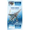 SEMBO 202190 non  MỘT QUỐC GIA HÙNG MẠNH MÁY BAY CHIẾN ĐẤU TRÊN TÀU SÂN J-15 bộ đồ chơi xếp lắp ráp ghép mô hình Military Army Quân Sự Bộ Đội 1298 khối