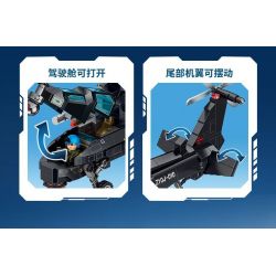 SEMBO 202230 non  MỘT QUỐC GIA HÙNG MẠNH TRỰC THĂNG VŨ TRANG WUZHI-10 bộ đồ chơi xếp lắp ráp ghép mô hình Military Army Quân Sự Bộ Đội 732 khối