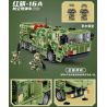 ZHEGAO QL2607 2607 non  XE TÊN LỬA PHÒNG KHÔNG HONGQI-16A bộ đồ chơi xếp lắp ráp ghép mô hình Military Army Quân Sự Bộ Đội 636 khối