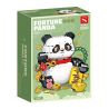 DOUBLE HEIGHT 20808 non  GẤU TRÚC MAY MẮN bộ đồ chơi xếp lắp ráp ghép mô hình FORTUNE PANDA 526 khối