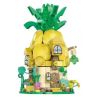 MILATI 96011 non  NHÀ HARLOW bộ đồ chơi xếp lắp ráp ghép mô hình PINEAPPLE