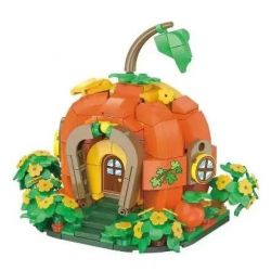 MILATI 96014 non  BẠCH TỬ NGUYÊN bộ đồ chơi xếp lắp ráp ghép mô hình PUMPKIN