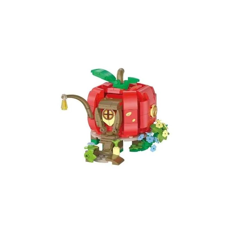 MILATI 96015 non  BÌNH AN CƯ bộ đồ chơi xếp lắp ráp ghép mô hình APPLE