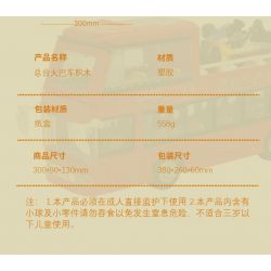 MAIN STATION CULTURAL AND CREATIVE KB7111 7111 non  XE BUÝT GA CHÍNH bộ đồ chơi xếp lắp ráp ghép mô hình City Thành Phố 665 khối