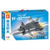 SEMBO 202199 non  QUỐC GIA HÙNG MẠNH TIÊM KÍCH TÀNG HÌNH J-20 bộ đồ chơi xếp lắp ráp ghép mô hình Military Army Quân Sự Bộ Đội 845 khối
