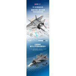 SEMBO 202199 non  QUỐC GIA HÙNG MẠNH TIÊM KÍCH TÀNG HÌNH J-20 bộ đồ chơi xếp lắp ráp ghép mô hình Military Army Quân Sự Bộ Đội 845 khối