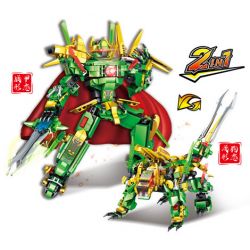 MINGDI LEIBAO K0764 0764 non  CƠ GIÁP HOÀNG ĐẠO NGÔ CẨU bộ đồ chơi xếp lắp ráp ghép mô hình ZODIAC SIGNS MECHA 563 khối