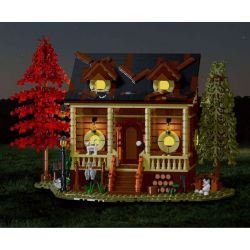MorkModel 031074 Mork Model 031074 non  TÚP LỀU RỪNG bộ đồ chơi xếp lắp ráp ghép mô hình Creator FOREST CABIN Sáng Tạo 1645 khối
