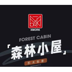 MorkModel 031074 Mork Model 031074 non  TÚP LỀU RỪNG bộ đồ chơi xếp lắp ráp ghép mô hình Creator FOREST CABIN Sáng Tạo 1645 khối