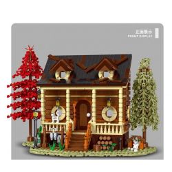 MorkModel 031074 Mork Model 031074 non  TÚP LỀU RỪNG bộ đồ chơi xếp lắp ráp ghép mô hình Creator FOREST CABIN Sáng Tạo 1645 khối