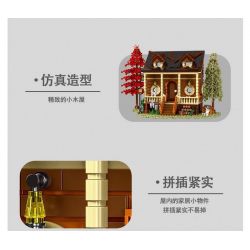MorkModel 031074 Mork Model 031074 non  TÚP LỀU RỪNG bộ đồ chơi xếp lắp ráp ghép mô hình Creator FOREST CABIN Sáng Tạo 1645 khối
