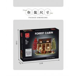 MorkModel 031074 Mork Model 031074 non  TÚP LỀU RỪNG bộ đồ chơi xếp lắp ráp ghép mô hình Creator FOREST CABIN Sáng Tạo 1645 khối