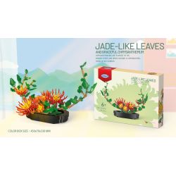 XINGBAO XB-05006 05006 XB05006 non  CÂY TRỒNG TRONG CHẬU HOA JADE ASTER SHADOW bộ đồ chơi xếp lắp ráp ghép mô hình Creator JADE-LIKE LEAVES AND GRACEFUL CHRYSANTHEMUM Sáng Tạo 991 khối