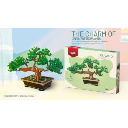 XINGBAO XB-05007 05007 XB05007 non  CHẬU HOA NÉT QUYẾN RŨ CỦA RỪNG XANH bộ đồ chơi xếp lắp ráp ghép mô hình Creator THE CHARM OF GREEN POTTED PLANTS Sáng Tạo 1534 khối