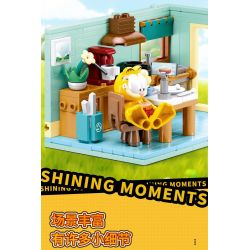 SLUBAN M38-B1225 B1225 1225 M38B1225 38-B1225 non  THÓI QUEN HÀNG NGÀY CỦA GARFIELD ĂN UỐNG bộ đồ chơi xếp lắp ráp ghép mô hình Movie & Game GARFIELD IT'S CAT'S LIFE Phim Và Trò Chơi 194 khối