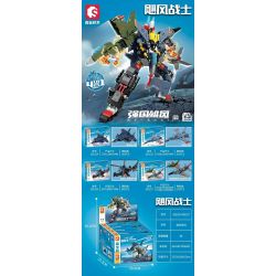 SEMBO 202224 202225 202226 202227 non  QUỐC GIA HÙNG MẠNH CUỒNG PHONG CHIẾN BINH 4 TỔ HỢP bộ đồ chơi xếp lắp ráp ghép mô hình Military Army Quân Sự Bộ Đội 887 khối