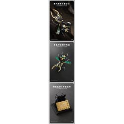 TAKUKI T7002 7002 non  STEAM DA VINCI SAW ARMOR ĐƯỢC TẢI LẠI bộ đồ chơi xếp lắp ráp ghép mô hình STEAM DAVINCI