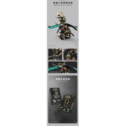 TAKUKI T7002 7002 non  STEAM DA VINCI SAW ARMOR ĐƯỢC TẢI LẠI bộ đồ chơi xếp lắp ráp ghép mô hình STEAM DAVINCI