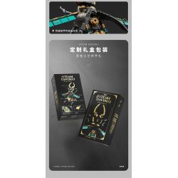 TAKUKI T7002 7002 non  STEAM DA VINCI SAW ARMOR ĐƯỢC TẢI LẠI bộ đồ chơi xếp lắp ráp ghép mô hình STEAM DAVINCI