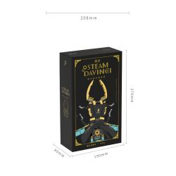 TAKUKI T7002 7002 non  STEAM DA VINCI SAW ARMOR ĐƯỢC TẢI LẠI bộ đồ chơi xếp lắp ráp ghép mô hình STEAM DAVINCI