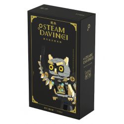 TAKUKI T7003 7003 non  HƠI NƯỚC DA VINCI CÚ bộ đồ chơi xếp lắp ráp ghép mô hình STEAM DAVINCI